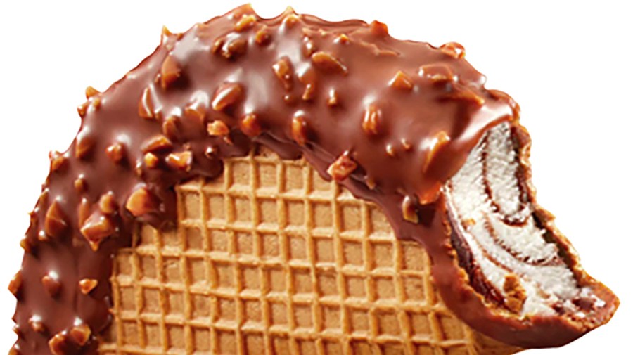 This undated photo provided by Unilever shows the Choco Taco. Klondike has announced it's discontinuing the ice cream treat.