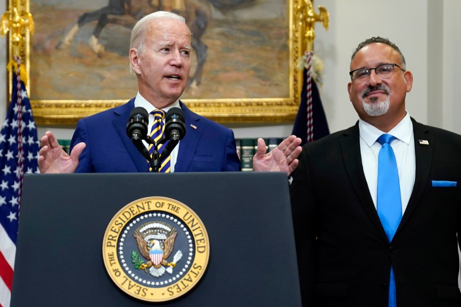 Joe Biden, Miguel Cardona