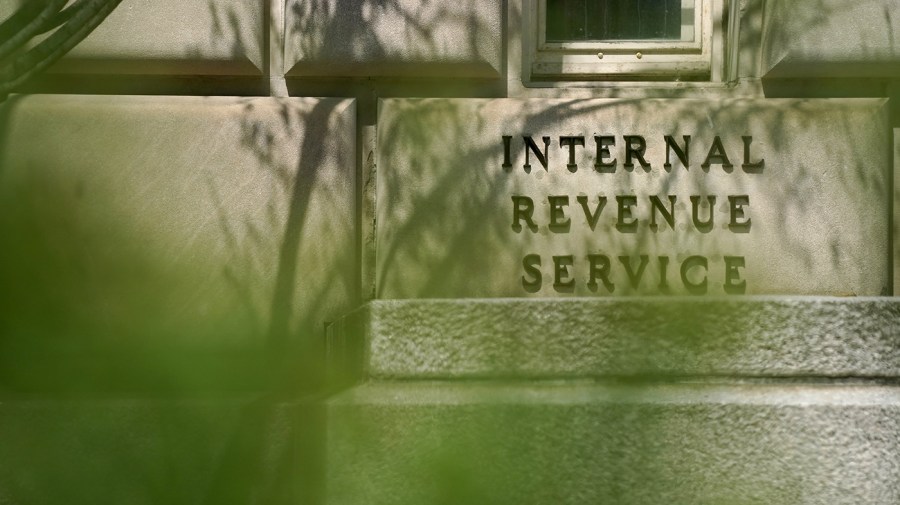 The Internal Revenue Service Building is seen in Washington