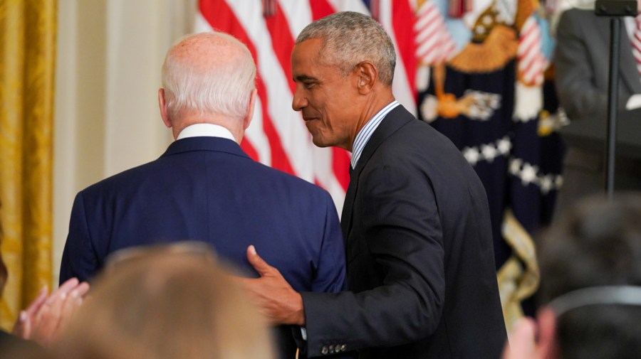 Barack Obama and Joe Biden