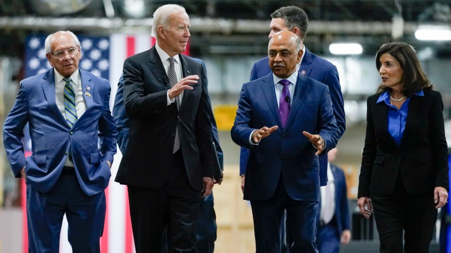 President Biden speaks with IBM Chairman and CEO Arvind Krishna