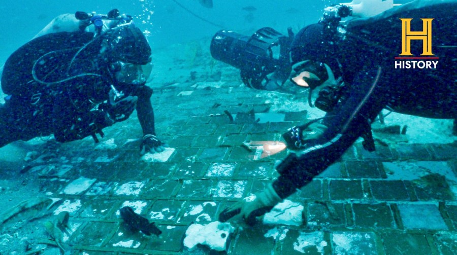 Divers discover debris from the Challenger space shuttle.