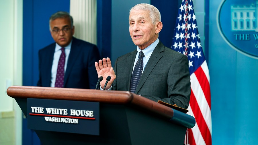 Dr. Anthony Fauci, White House Chief Medical Advisor and Director of the NIAID