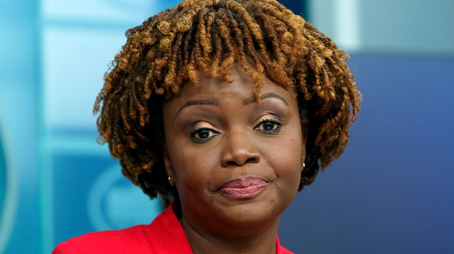 White House press secretary Karine Jean-Pierre