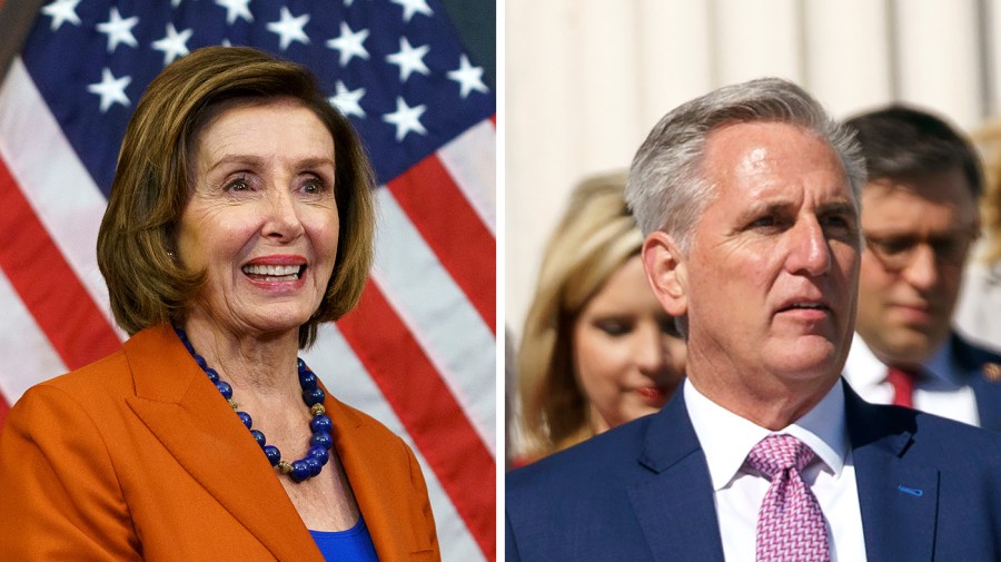 House Speaker Nancy Pelosi (D-Calif.) and Minority Leader Kevin McCarthy (R-Calif.)