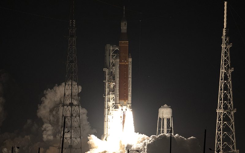 NASA’s Artemis 1 lifts off from the Kennedy Space Center in Florida