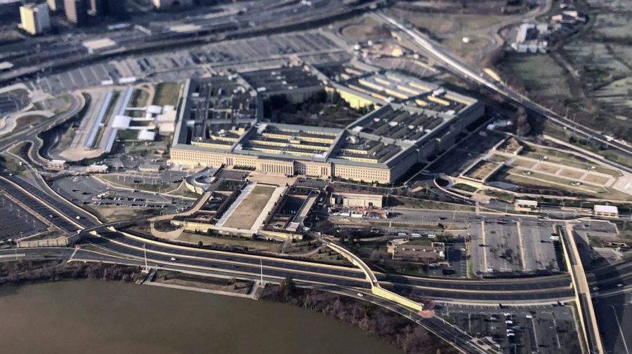 The Pentagon is seen in this aerial view.