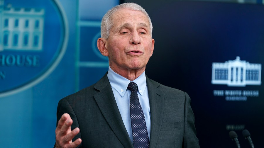 Dr. Anthony Fauci, White House Chief Medical Advisor and Director of the NIAID