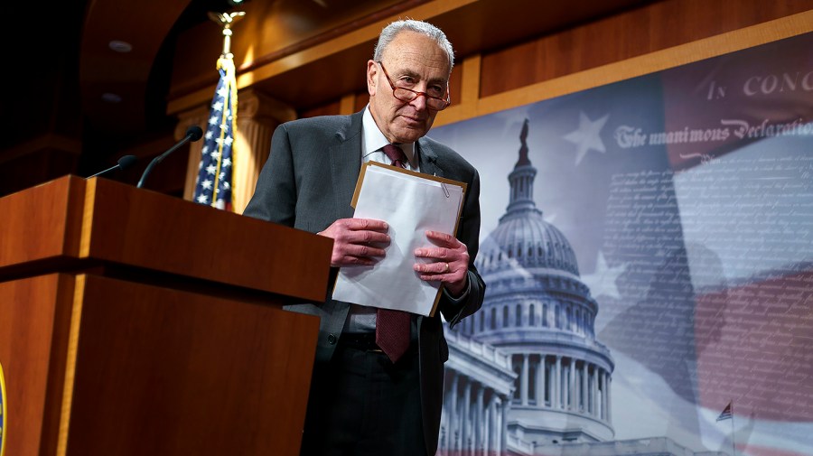 Majority Leader Charles Schumer (D-N.Y.)