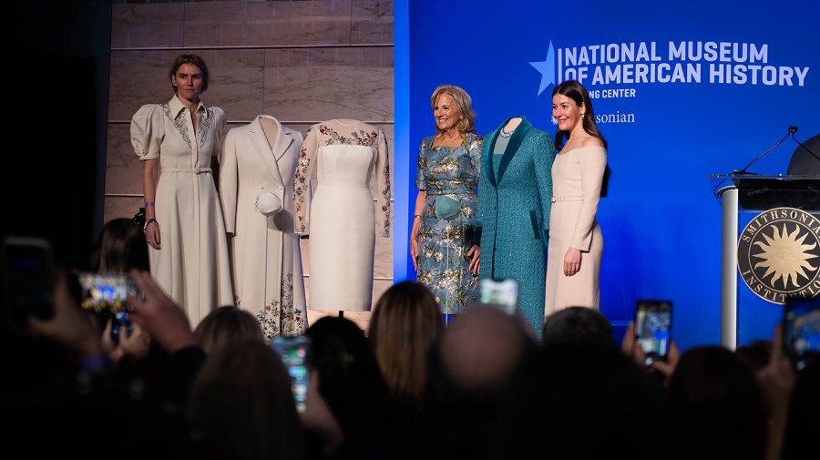 Designer Gabriela Hearst, First Lady Jill Biden, and designer Alexandra O'Neill