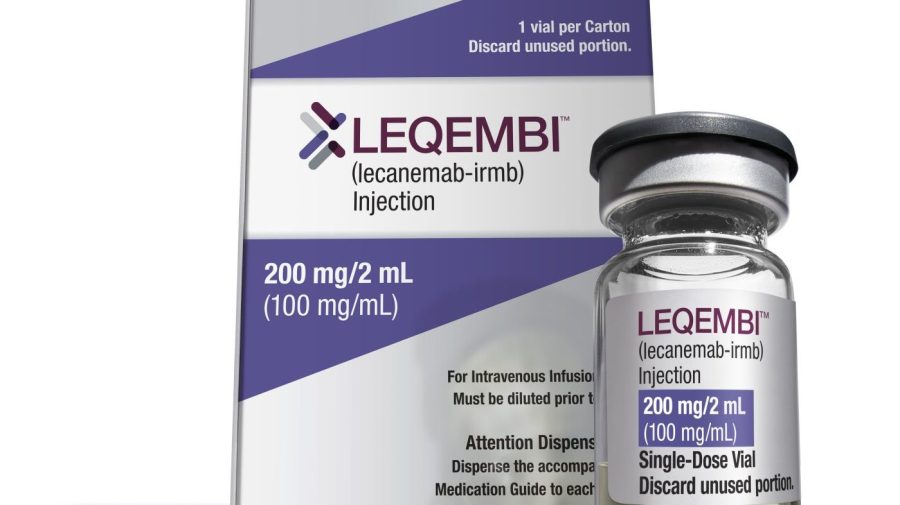 This Dec. 21, 2022 image provided by Eisai in January 2023, shows vials and packaging for their medication Leqembi.