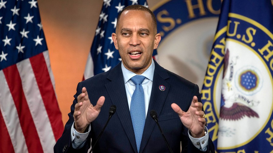 Minority Leader Hakeem Jeffries (D-N.Y.)