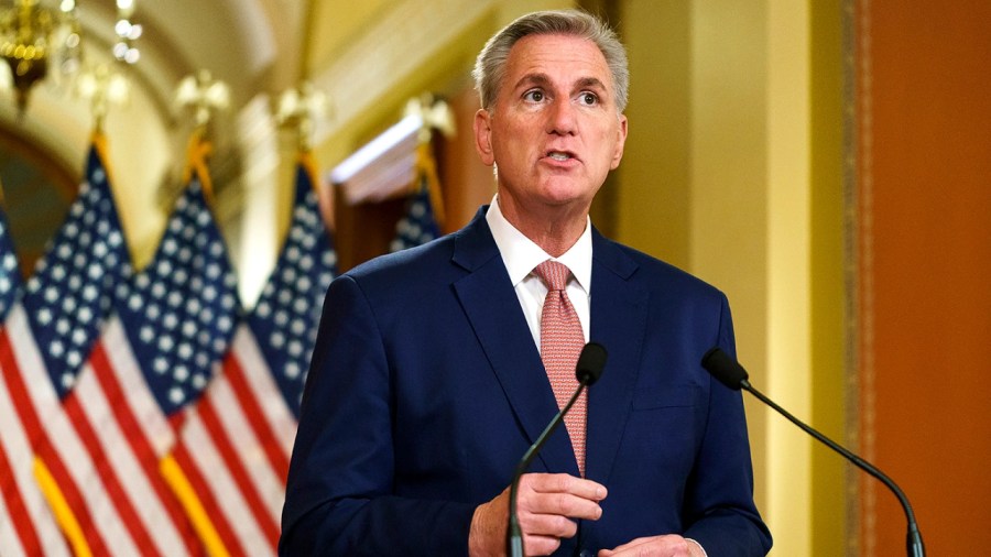 Speaker Kevin McCarthy (R-Calif.)