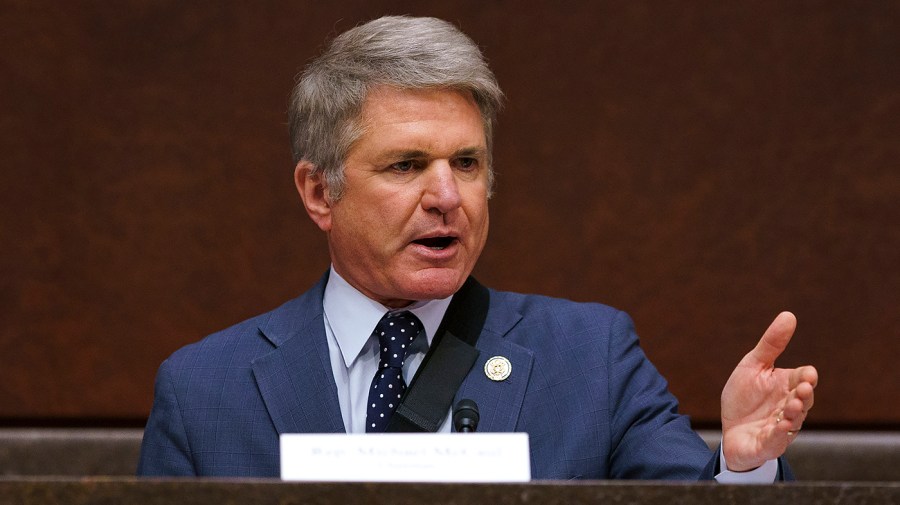 House Foreign Affairs Committee Chairman Michael McCaul (R-Texas)