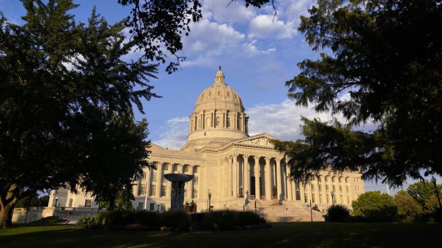 FILE - The Missouri state Capitol is seen on Sept. 16, 2022, in Jefferson City, Mo. (AP Photo/Jeff Roberson, File)