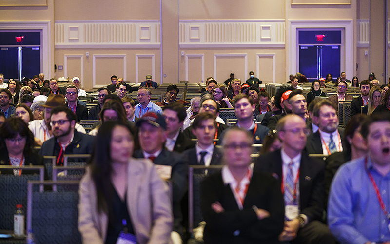 Attendees are seen during the Conservative Political Action Conference (CPAC)