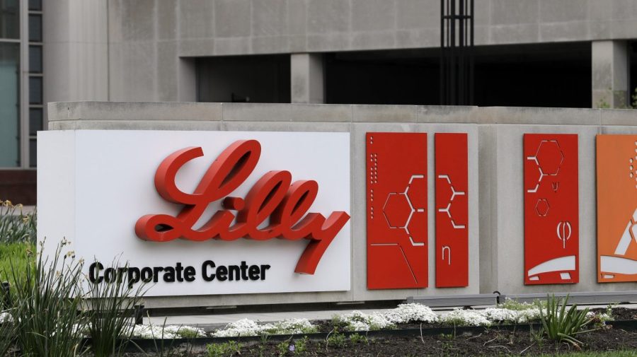 FILE - The Eli Lilly & Co. corporate headquarters are seen in Indianapolis on April 26, 2017. Tirzepatide, an drug from the company approved to treat type 2 diabetes under the brand name Mounjaro, helped people with the disease who were overweight or had obesity lose up to 16% of their body weight, or more than 34 pounds, over nearly 17 months, the company said on Thursday, April 27, 2023. (AP Photo/Darron Cummings, File)