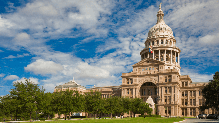 Texas State Capitol Building in Austin.