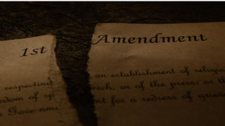 Torn 1st Amendment Constitution