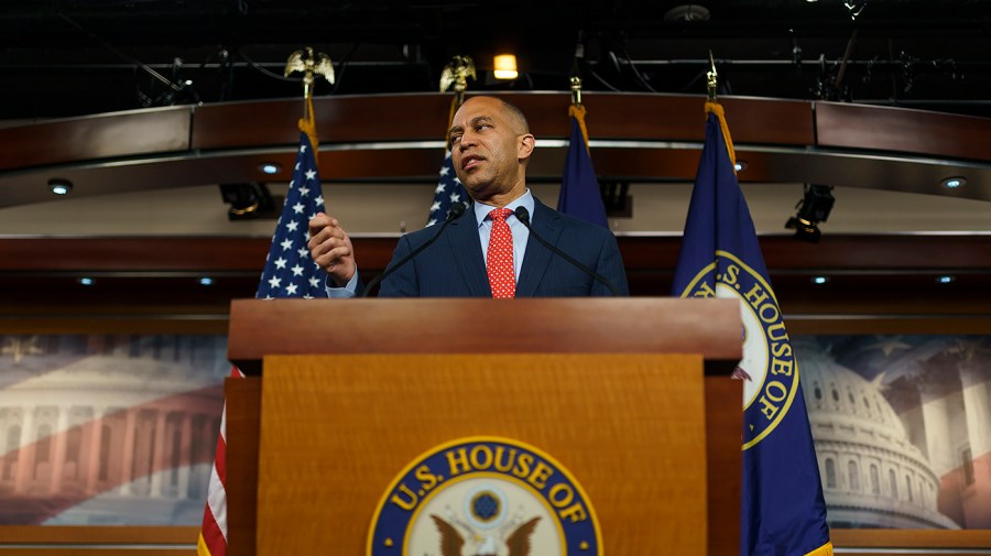 Minority Leader Hakeem Jeffries (D-N.Y.)