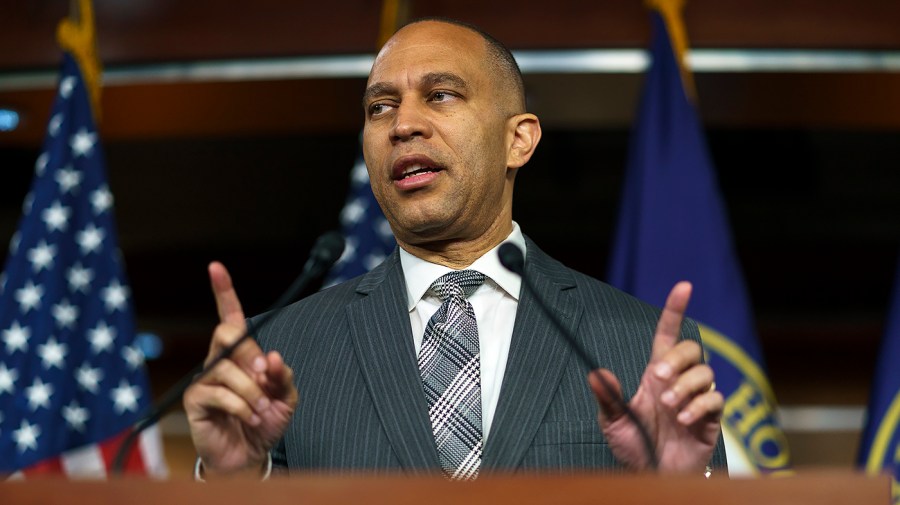 Minority Leader Hakeem Jeffries (D-N.Y.)