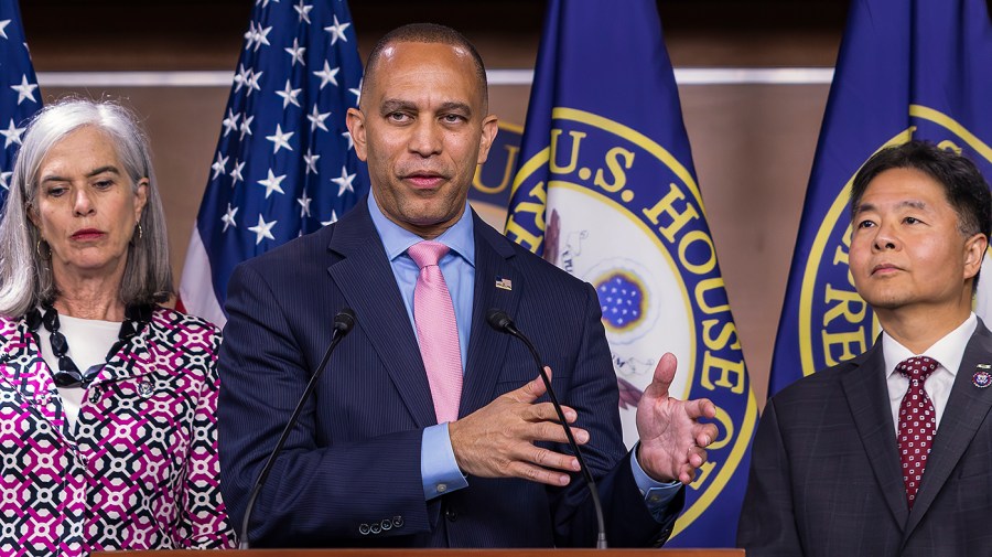 Minority Leader Hakeem Jeffries (D-N.Y.)