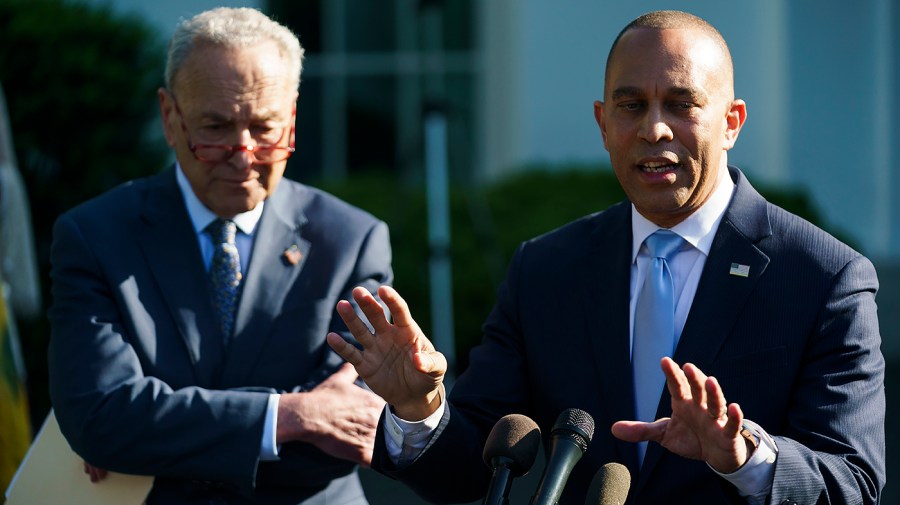 Minority Leader Hakeem Jeffries (D-N.Y.)