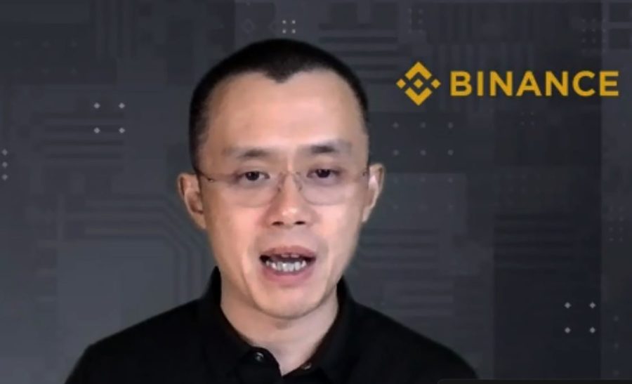 FILE - Binance CEO Changpeng Zhao answers a question during a Zoom meeting interview with The Associated Press on Nov. 16, 2021. Binance and its founder Changpeng Zhao are accused of misusing investor funds, operating as an unregistered exchange and violating a slew of U.S. securities laws in a lawsuit filed by the SEC. Filed in the U.S. District Court for the District of Columbia, the Securities and Exchange Commission lawsuit on Monday, June 5, 2023 lists thirteen charges against the firm — including commingling and divert customer assets to an entity Zhao owned called Sigma Chain. (AP Photo, File)