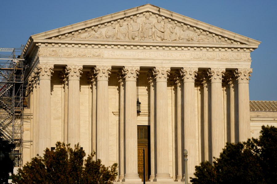 FILE - The Supreme Court is seen on April 21, 2023, in Washington. (AP Photo/Alex Brandon, File)