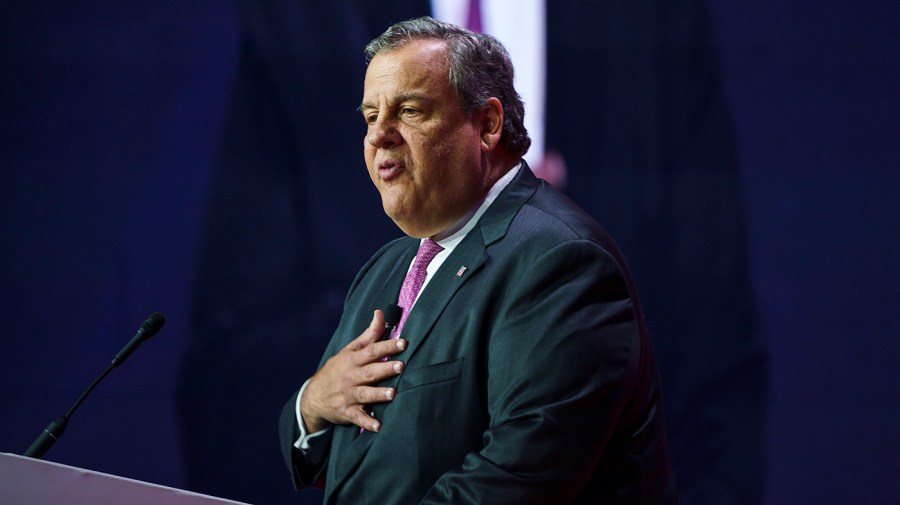 Republican presidential candidate Chris Christie