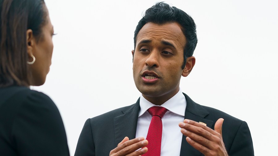 Republican presidential candidate Vivek Ramaswamy