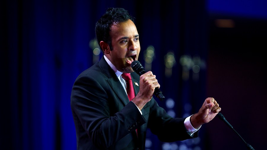 Republican presidential candidate Vivek Ramaswamy