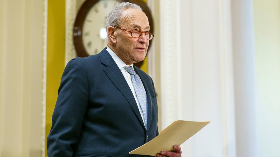 Majority Leader Chuck Schumer (D-N.Y.)