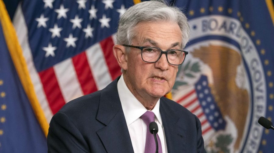 File - Federal Reserve Chair Jerome Powell speaks after a Federal Open Market Committee meeting, June 14, 2023, at the Federal Reserve Board Building in Washington. The Federal Reserve wraps up its two-day policy meeting on Wednesday, July, 26, 2023. (AP Photo/Jacquelyn Martin, File)