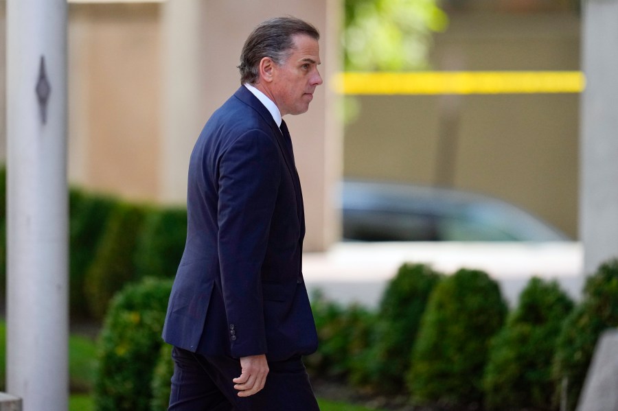 President Joe Biden’s son Hunter Biden arrives for a court appearance, Wednesday, July 26, 2023, in Wilmington, Del. (AP Photo/Julio Cortez)