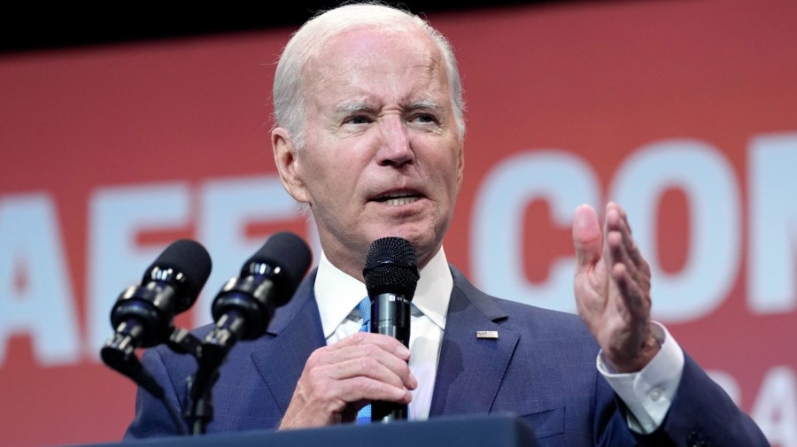 President Biden speaks at the National Safer Communities Summit at the University of Hartford in West Hartford, Conn., Friday, June 16, 2023.