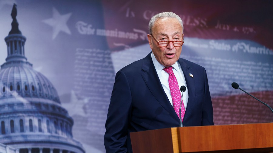 Majority Leader Chuck Schumer (D-N.Y.)