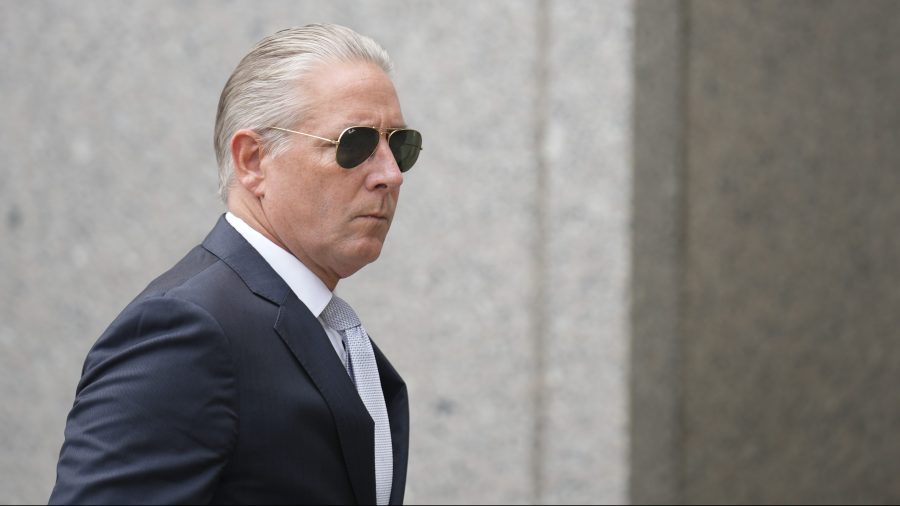 FILE - Charles McGonigal, former special agent in charge of the FBI's counterintelligence division in New York, arrives at Manhattan federal court in New York, Tuesday, Aug. 15, 2023. McGonigal pleaded guilty Friday, Sept. 22, to concealment of material facts, which carries a maximum prison sentence of five years. He is scheduled to be sentenced on Feb. 16. (AP Photo/Seth Wenig, File)