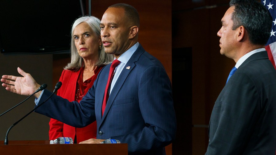 Minority Leader Hakeem Jeffries (D-N.Y.)