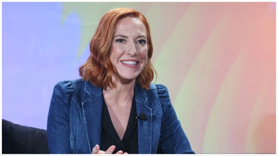 Jen Psaki takes part in a featured session during the South by Southwest Film Festival on Friday, March 10, 2023, in Austin, Texas. (Photo by Jack Plunkett/Invision/AP)