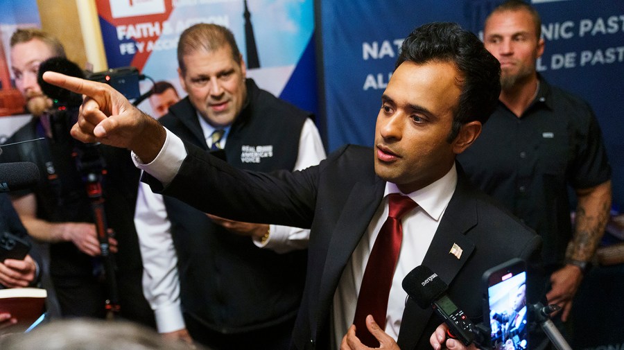 Republican presidential candidate Vivek Ramaswamy