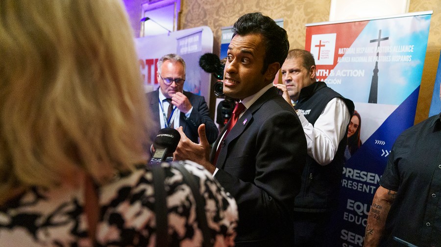 Republican presidential candidate Vivek Ramaswamy