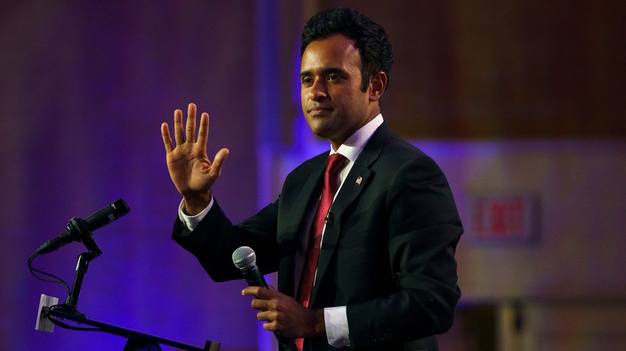 Republican presidential candidate Vivek Ramaswamy