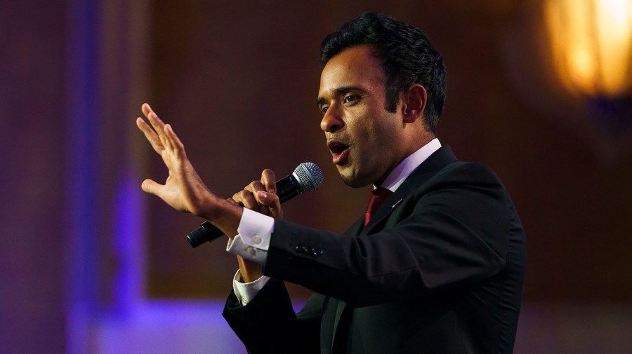 Republican presidential candidate Vivek Ramaswamy