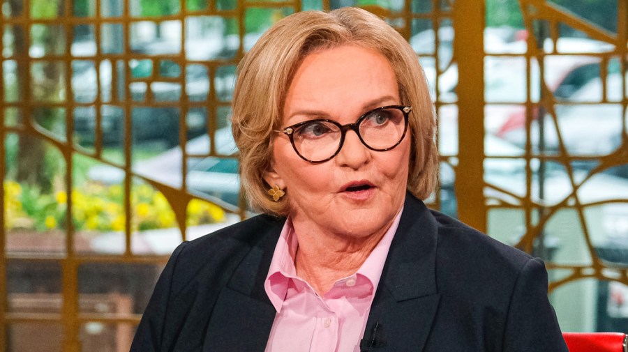 Former Sen. Claire McCaskill (D-Mo) appears on "Meet the Press" in Washington, D.C., Sunday, April 30, 2023.