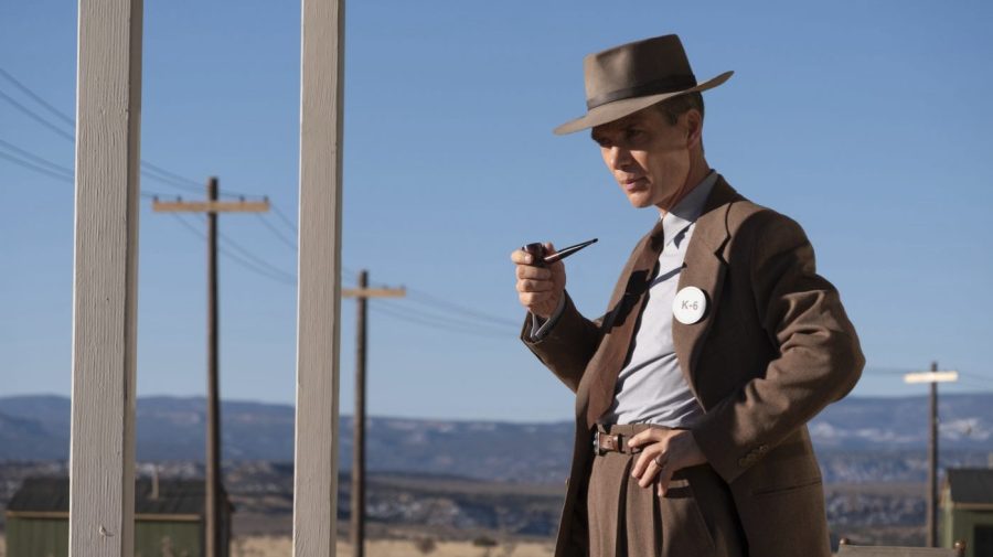 This image released by Universal Pictures shows Cillian Murphy in a scene from "Oppenheimer." (Universal Pictures via AP)