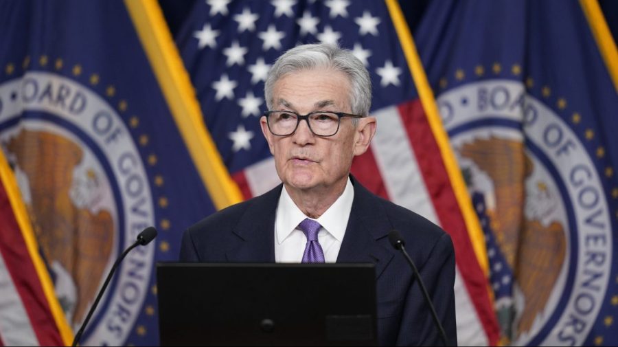 Federal Reserve Board Chair Jerome Powell speaks during a news conference about the Federal Reserve's monetary policy at the Federal Reserve, Wednesday, Dec. 13, 2023, in Washington. (AP Photo/Alex Brandon)