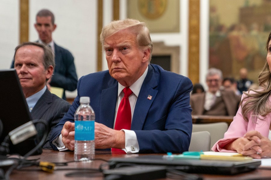 FILE - Former President Donald Trump attends the Trump Organization civil fraud trial in New York State Supreme Court, Dec. 7, 2023, in New York.