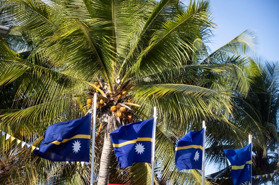 The tiny Pacific nation of Nauru has switched diplomatic recognition from Taiwan to China, leaving the former with just 12 diplomatic allies in the world.