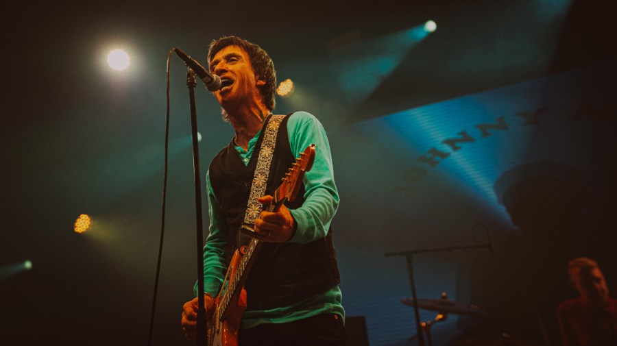 Johnny Marr performs at Helsingin Juhlaviikot Festival 2023 at Huvila-Teltta on August 23, 2023 in Helsinki, Finland.